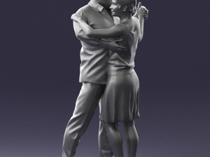 dance couple 0281 3d print ready 3D प्रिंट मॉडल
