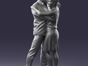 dance couple 0281 3d print ready 3D प्रिंट मॉडल