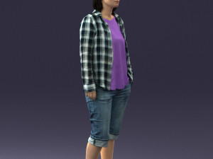 woman in pose 0266 3D 모델
