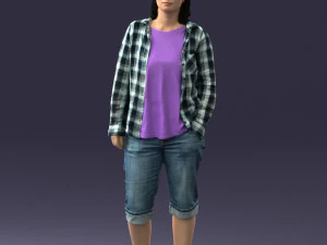 woman in pose 0266 3d print ready 3D Print Model