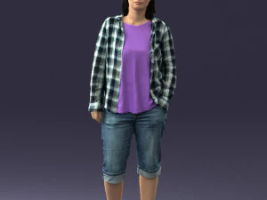 woman in pose 0266 3d print ready 3D Print Model