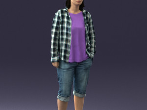 woman in pose 0266 3d print ready Modèles 3D en vedette