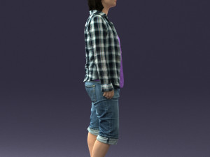 woman in pose 0266 3d print ready Modèles 3D en vedette