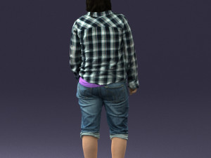 woman in pose 0266 3d print ready Modèles 3D en vedette