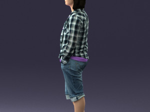 woman in pose 0266 3d print ready Modèles 3D en vedette