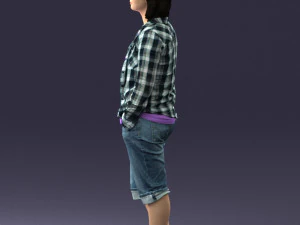 woman in pose 0266 3d print ready 3D Print Model