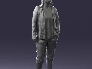 woman in pose 0266 3d print ready 3D Print Model
