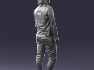 woman in pose 0266 3d print ready Modèles 3D en vedette