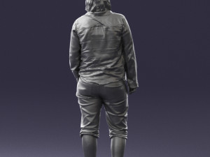 woman in pose 0266 3d print ready Modèles 3D en vedette