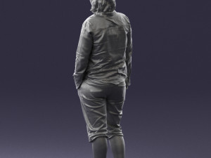 woman in pose 0266 3d print ready Modèles 3D en vedette