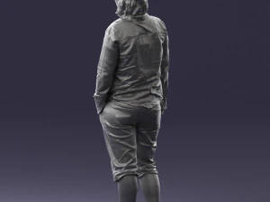woman in pose 0266 3d print ready 3D Print Model