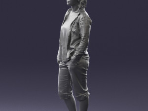 woman in pose 0266 3d print ready Modèles 3D en vedette