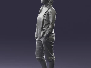 woman in pose 0266 3d print ready 3D Print Model
