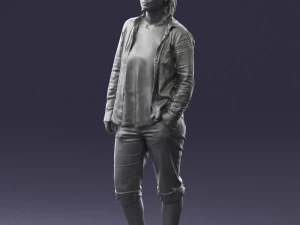woman in pose 0266 3d print ready 3D Print Model