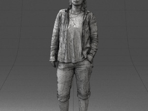 woman in pose 0266 3d print ready Modèles 3D en vedette