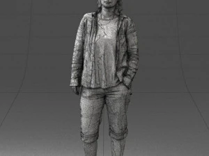 woman in pose 0266 3d print ready 3D Print Model