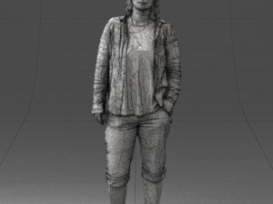 woman in pose 0266 3d print ready Modèles 3D en vedette