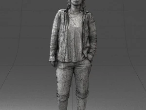 woman in pose 0266 3d print ready 3D Print Model