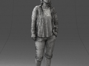 woman in pose 0266 3d print ready Modèles 3D en vedette
