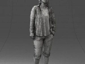 woman in pose 0266 3d print ready 3D Print Model