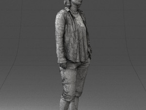 woman in pose 0266 3d print ready Modèles 3D en vedette
