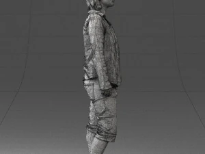 woman in pose 0266 3d print ready 3D Print Model