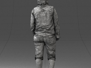 woman in pose 0266 3d print ready Modèles 3D en vedette