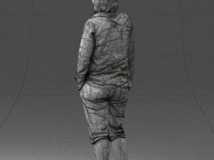 woman in pose 0266 3d print ready Modèles 3D en vedette