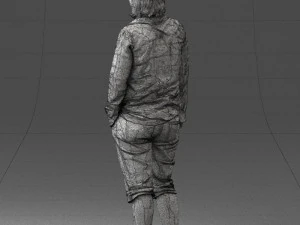 woman in pose 0266 3d print ready 3D Print Model