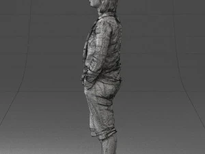woman in pose 0266 3d print ready 3D Print Model