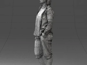 woman in pose 0266 3d print ready 3D Print Model