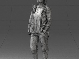 woman in pose 0266 3d print ready Modèles 3D en vedette