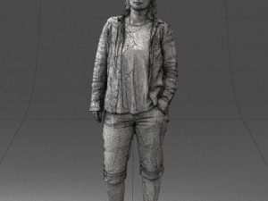 woman in pose 0266 3d print ready Modèles 3D en vedette