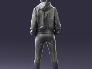 woman in jacket 0273 Modelo 3D