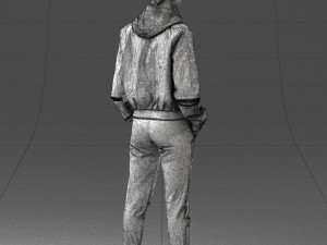 woman in jacket 0273 Modelo 3D