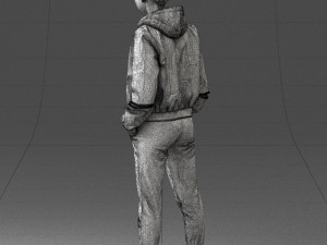 woman in jacket 0273 Modelo 3D