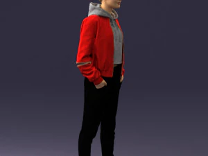 woman in jacket 0273 3d print ready 3D Print Model