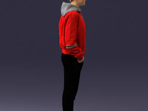 woman in jacket 0273 3d print ready 3D Print Model