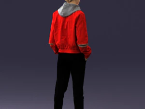 woman in jacket 0273 3d print ready 3D Print Model