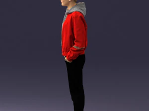 woman in jacket 0273 3d print ready 3D Print Model