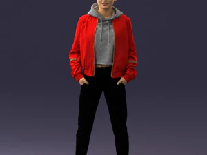 woman in jacket 0273 3d print ready 3D Print Model