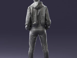 woman in jacket 0273 3d print ready 3D Print Model