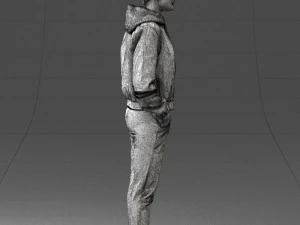 woman in jacket 0273 3d print ready 3D Print Model