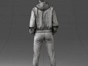 woman in jacket 0273 3d print ready 3D Print Model