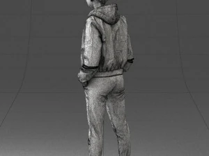 woman in jacket 0273 3d print ready 3D Print Model