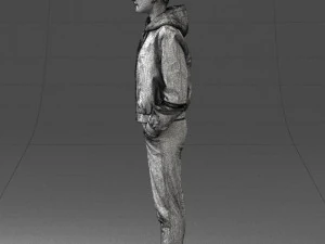 woman in jacket 0273 3d print ready 3D Print Model