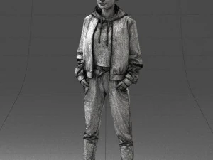 woman in jacket 0273 3d print ready 3D Print Model