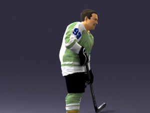 hockey player 0285 3 d print ready 3D 打印模型