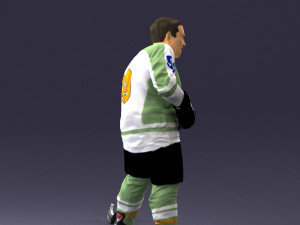hockey player 0285 3 d print ready 3D 打印模型