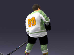 hockey player 0285 3 d print ready 3D 打印模型